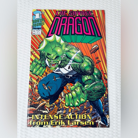 Image comics Savage Dragon 1st brutal issue Erik Larsen comic book 1992 - Picture 1 of 4